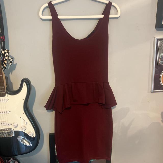 Miso Women's Bodycon Dress - Burgundy - 10 on Productcaster.