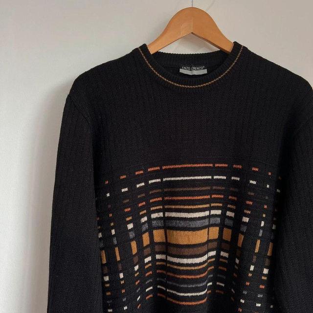 Vintage Men's Jumper - Black - S on Productcaster.