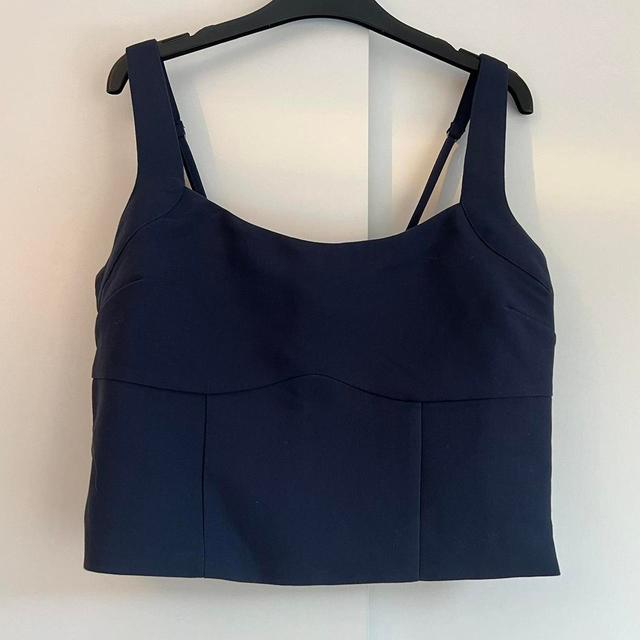 Abercrombie & Fitch Women's Vest - Navy/Blue - M on Productcaster.