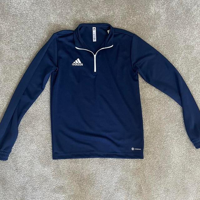 Adidas Men's Casual Jacket - Navy - S on Productcaster.