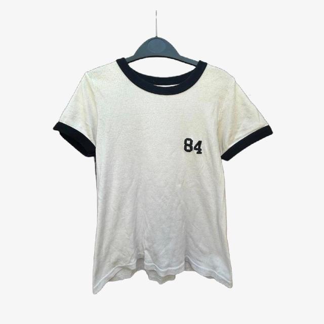 Brandy Melville Women's T-shirt - White/Black - 6 on Productcaster.