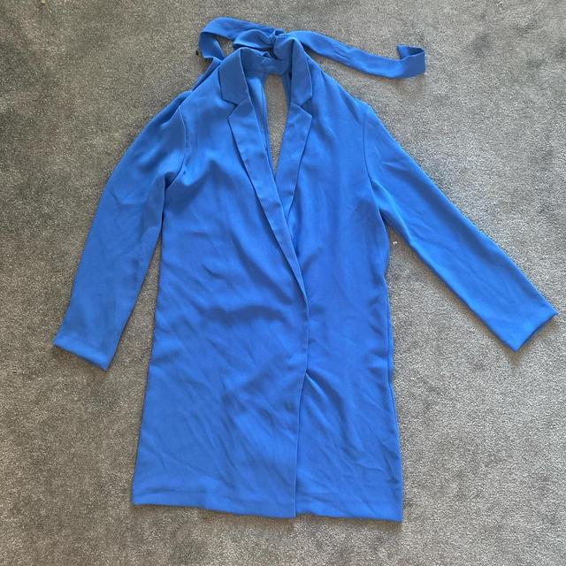 Topshop Women's Blazer Dress - Blue - 8 on Productcaster.