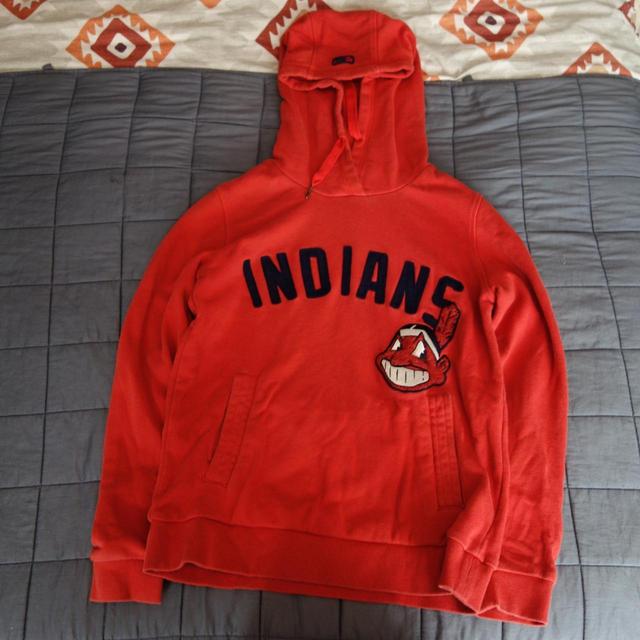 MLB Men's Hoodie - Red - M on Productcaster.