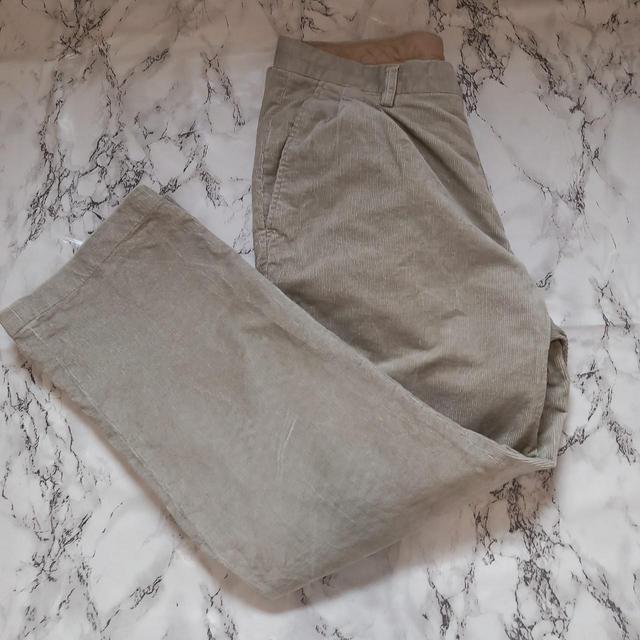 Vintage Men's Trousers - Grey - M on Productcaster.