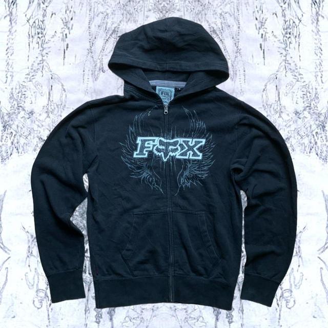 Fox Racing Men's Hoodie - Black/Grey - M on Productcaster.