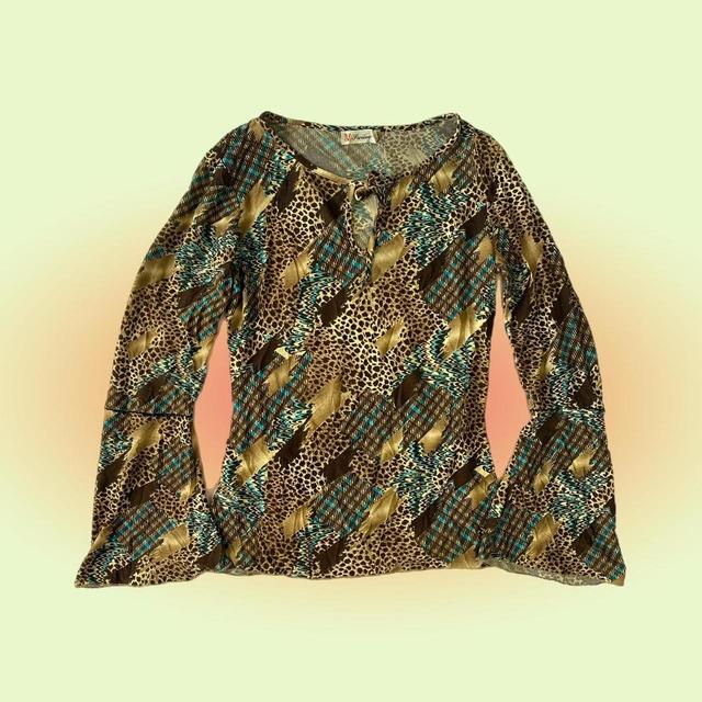 Vintage Women's Blouse - Brown - M on Productcaster.