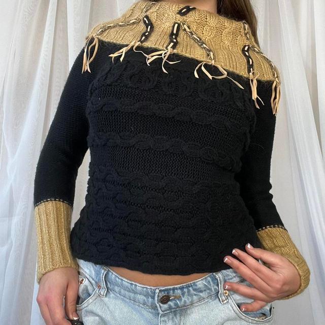 Vintage Women's Jumper - Black - M on Productcaster.