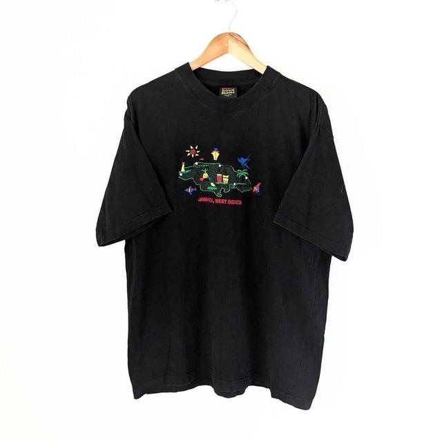 American Vintage Men's T-shirt - Black - XL on Productcaster.