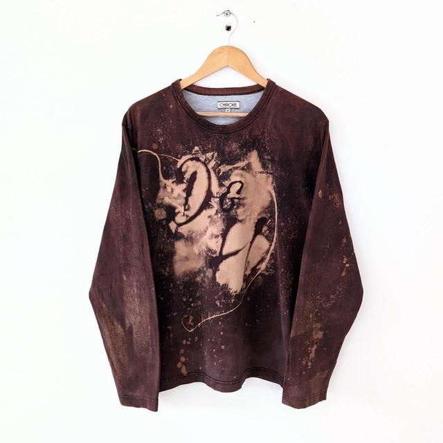 Vintage Women's T-shirt - Brown - L on Productcaster.