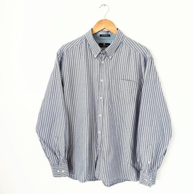 Vintage Men's Shirt - Blue - L on Productcaster.