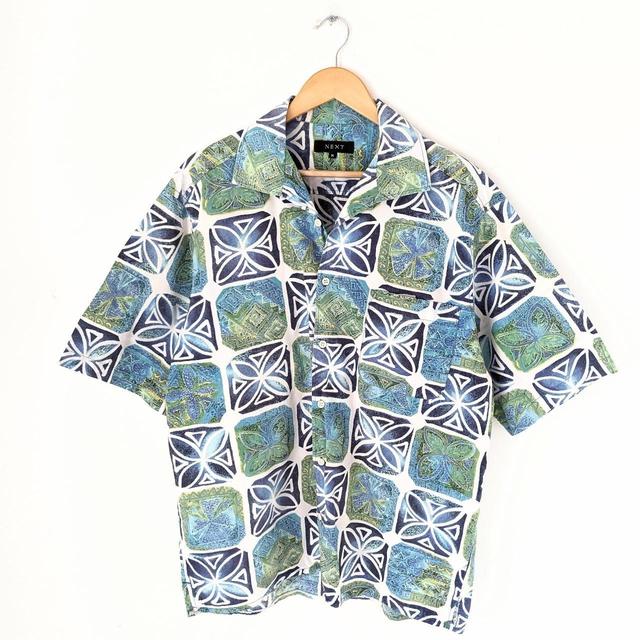 Vintage Men's Shirt - Blue - L on Productcaster.