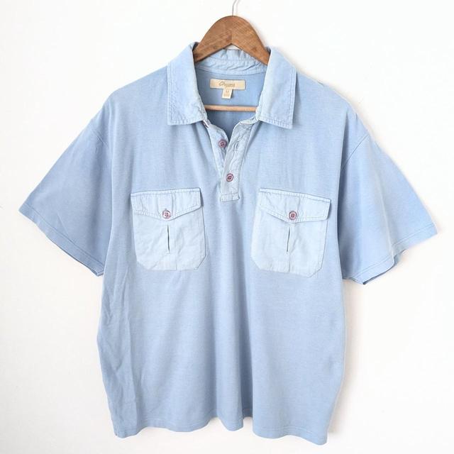 Vintage Men's Shirt - White/Blue - L on Productcaster.