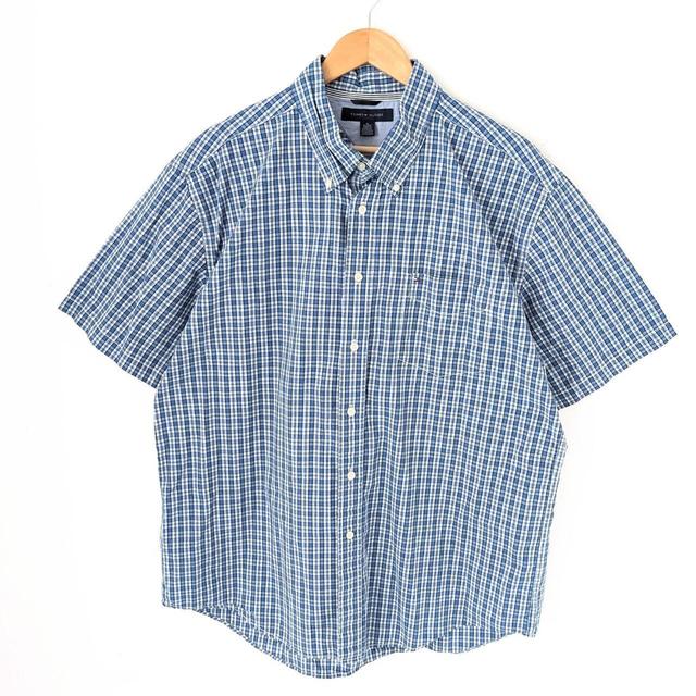 Tommy Hilfiger Men's Shirt - Blue/Navy - XL on Productcaster.