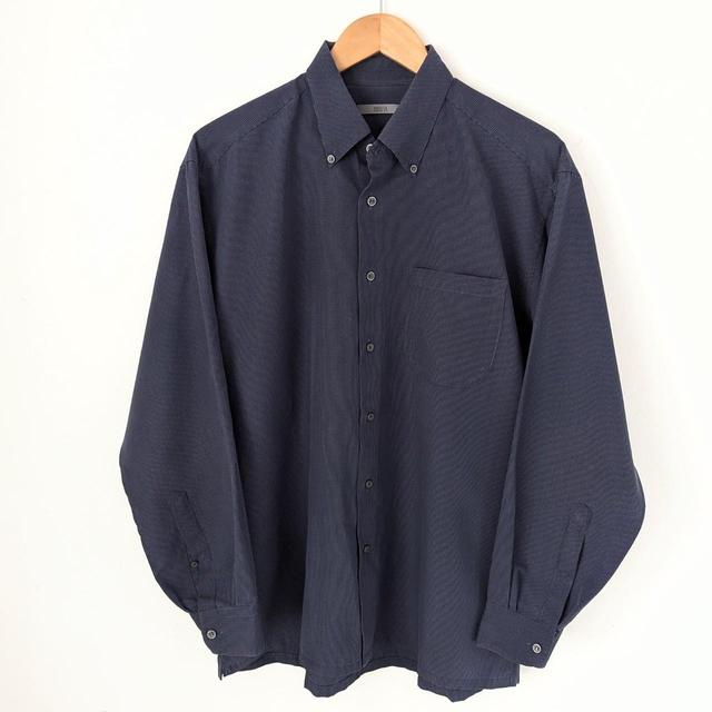 Vintage Men's Shirt - Blue/Navy - L on Productcaster.