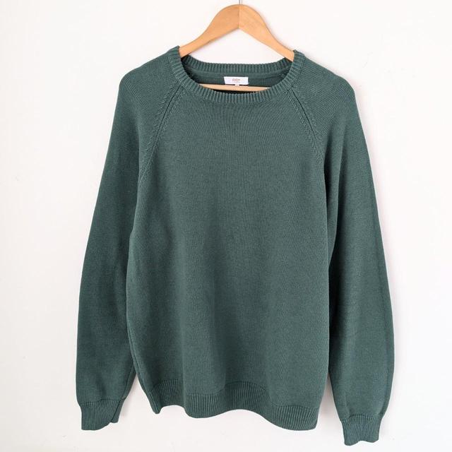 Cotton Traders Men's Jumper - Green/Khaki - L on Productcaster.