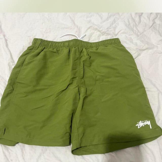 Stüssy Men's Shorts - Green/Khaki - S on Productcaster.