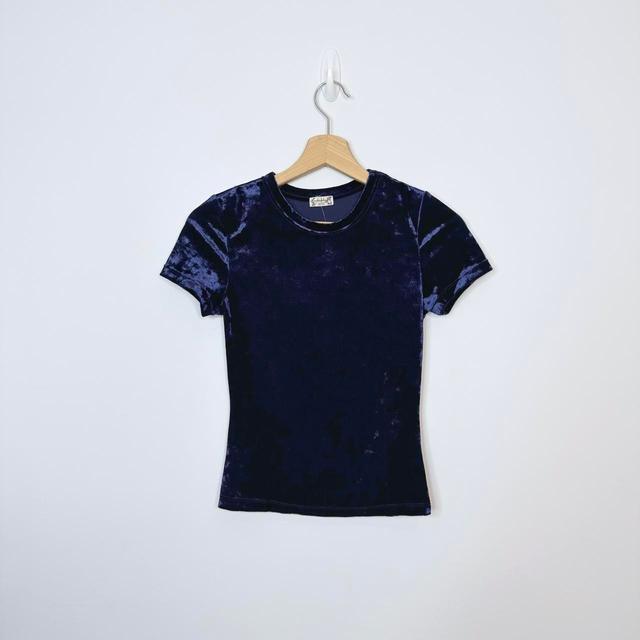 Free People Women's Crop top - Navy - XS on Productcaster.