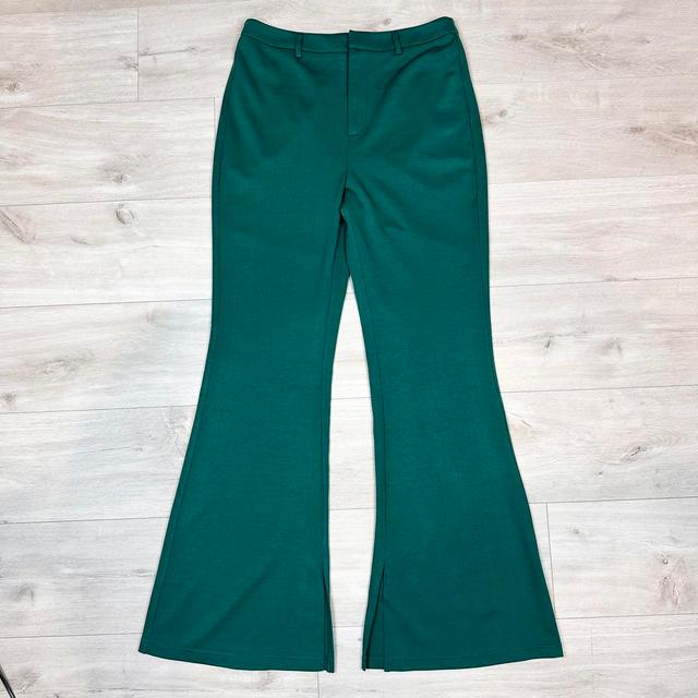 Anthropologie Women's Trousers - Green - L on Productcaster.