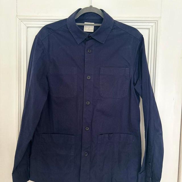 Marks & Spencer Men's Shirt - Navy - S on Productcaster.