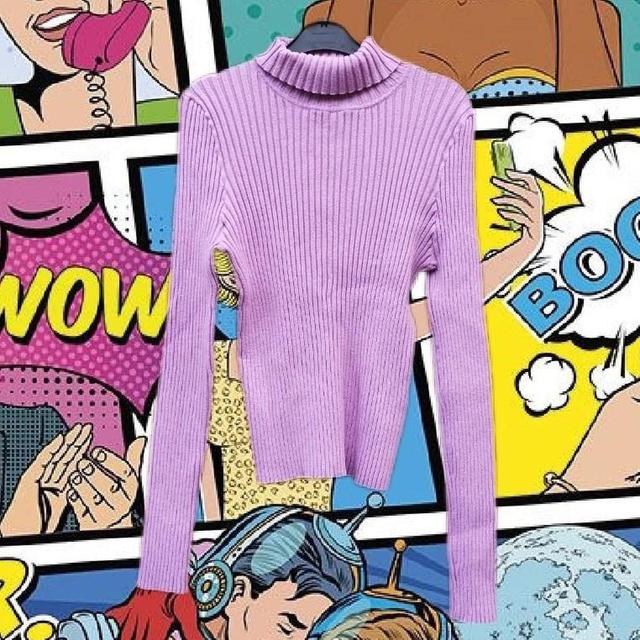 Women's Jumper - Pink/Purple - One size on Productcaster.