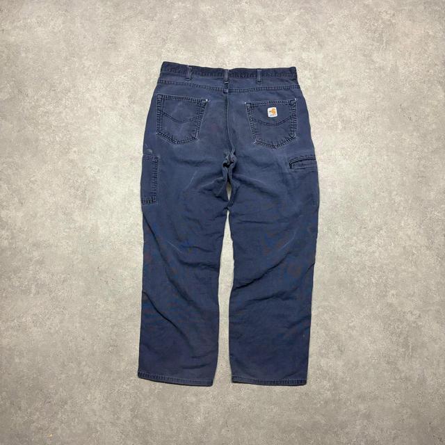 Carhartt Men's Trousers - Navy - 36" on Productcaster.