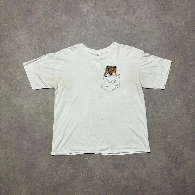 Men's T-shirt - White - XL on Productcaster.