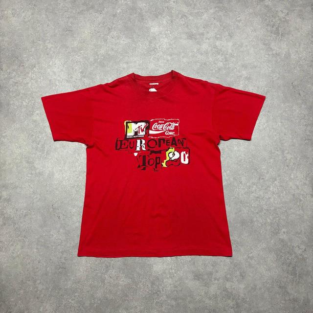 Men's T-shirt - Red - XL on Productcaster.