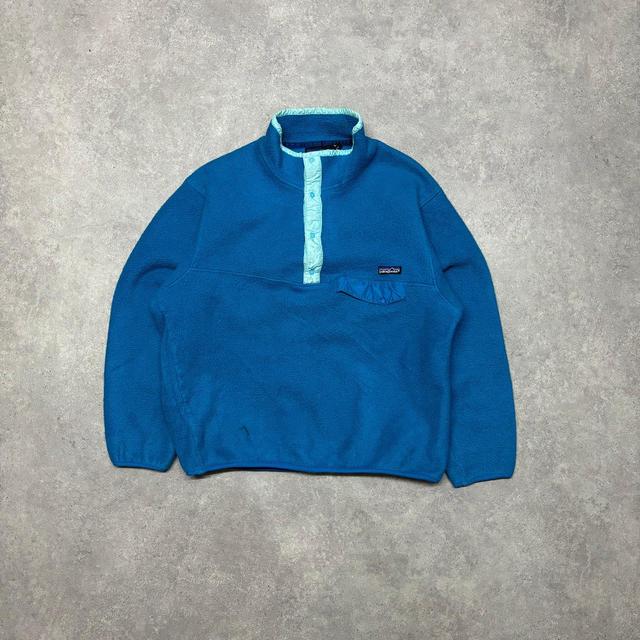 Patagonia Men's Sweatshirt - Blue - M on Productcaster.