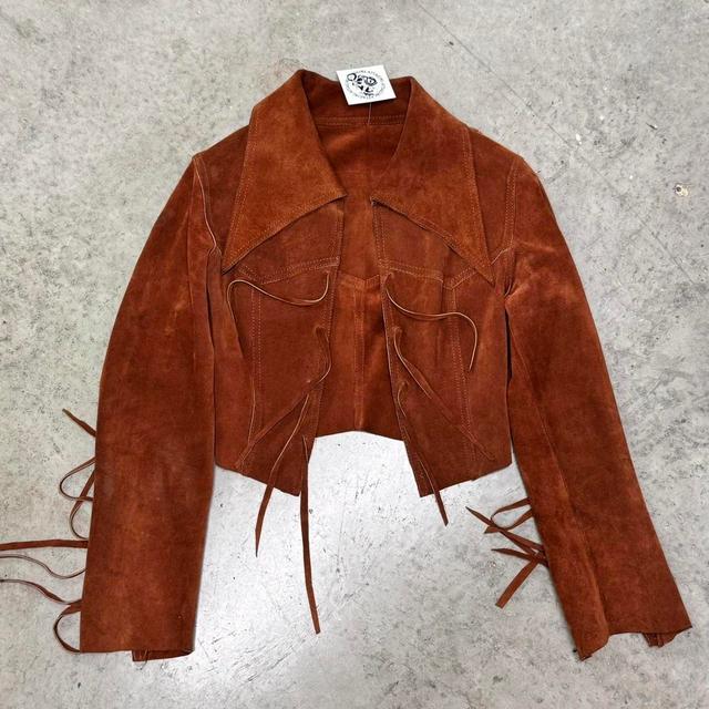 Women's Jacket - Brown/Orange - XS on Productcaster.