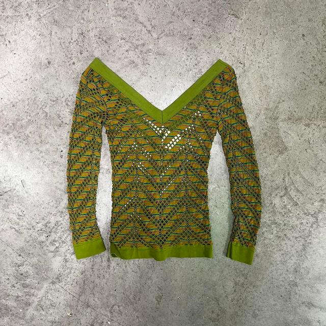 Women's T-shirt - Green/Multi - M on Productcaster.