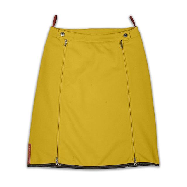 Prada Women's Skirt - Yellow - S on Productcaster.