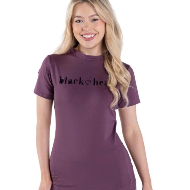 Women's T-shirt - Purple/Burgundy - S on Productcaster.