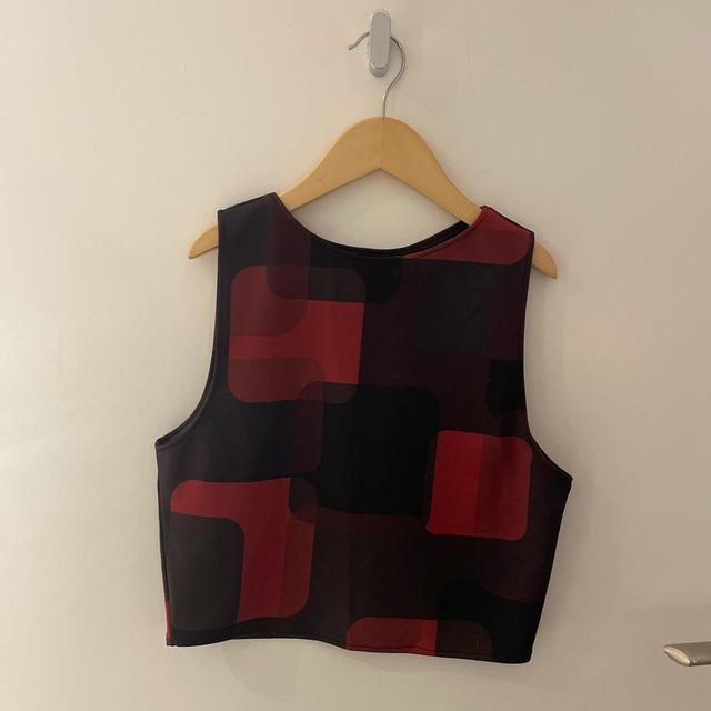 Women's Crop top - Burgundy/Red - 10 on Productcaster.