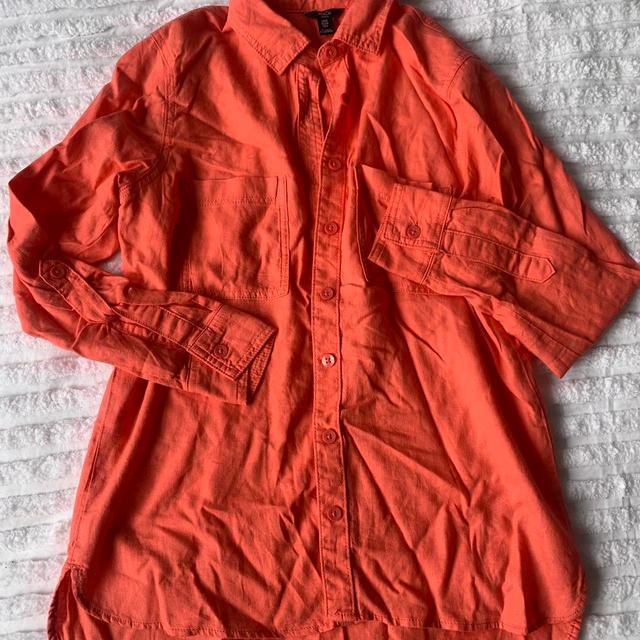 M&Co. Women's Shirt - Orange - 8 on Productcaster.