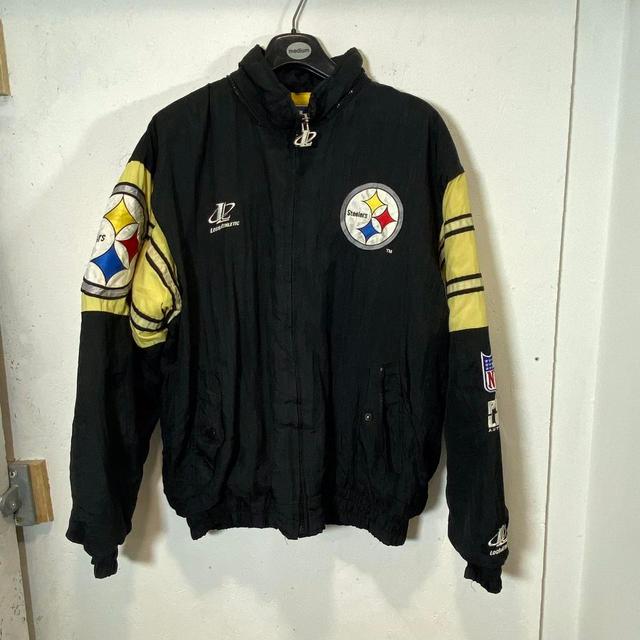 NFL Men's Jacket - Black/Yellow - M on Productcaster.