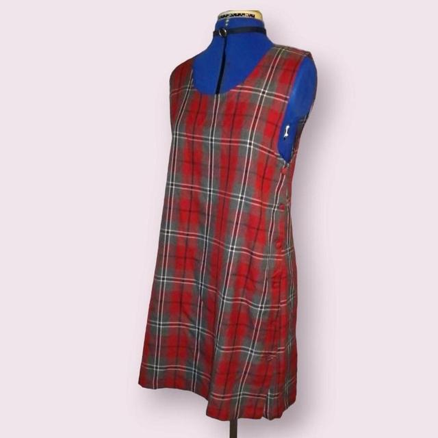 Vintage Women's Dress - Red - L on Productcaster.