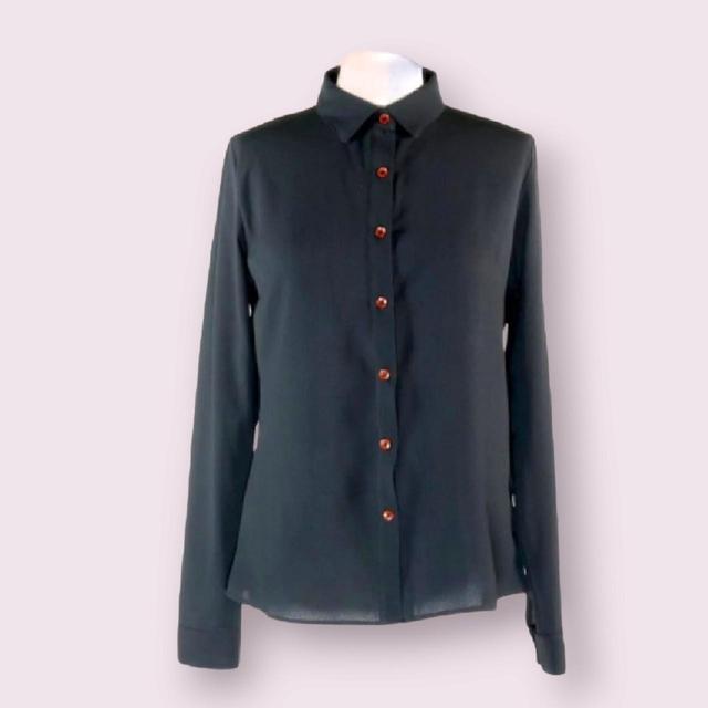 Lindy Bop Women's Blouse - Black - 8 on Productcaster.