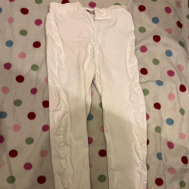 Topshop Women's Jeans - White - UK 10 on Productcaster.