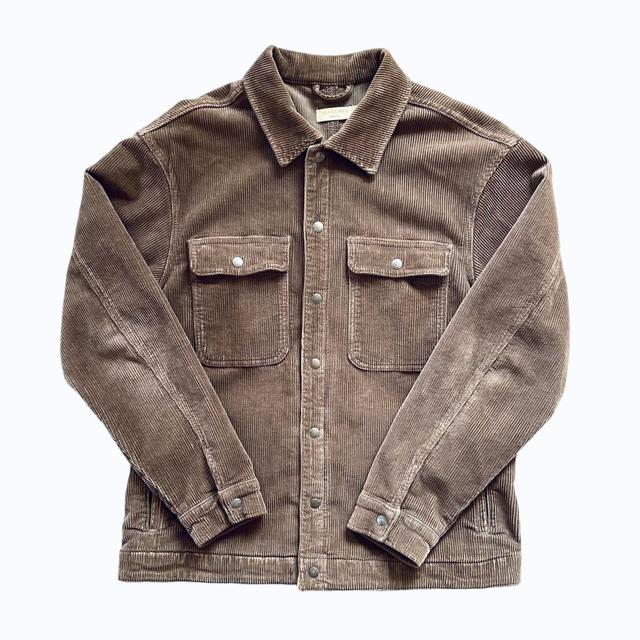 AllSaints Men's Shacket Jacket - Brown/Tan - M on Productcaster.