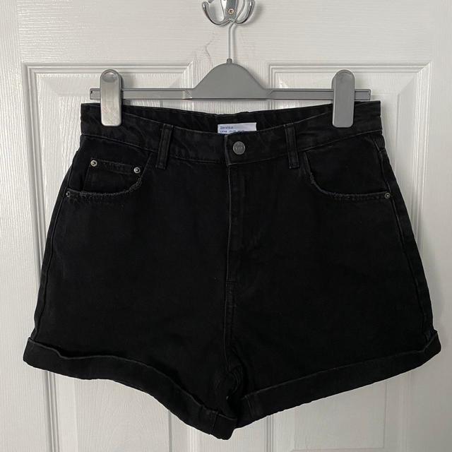 Bershka Women's Shorts - Black - UK 12 on Productcaster.