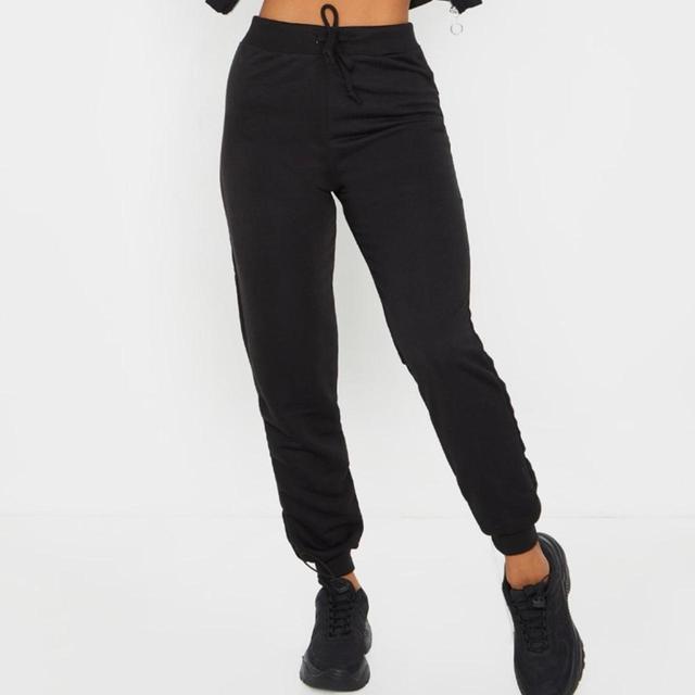 PrettyLittleThing Women's Sweatpants - Black - UK 6 on Productcaster.