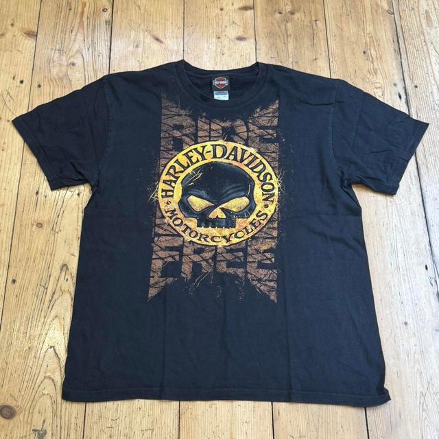 Harley Davidson Men's T-shirt - Black - XL on Productcaster.