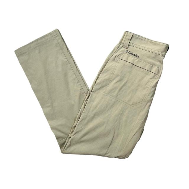 Columbia Sportswear Men's Slim Cargo Trousers - Cream - 30" on Productcaster.