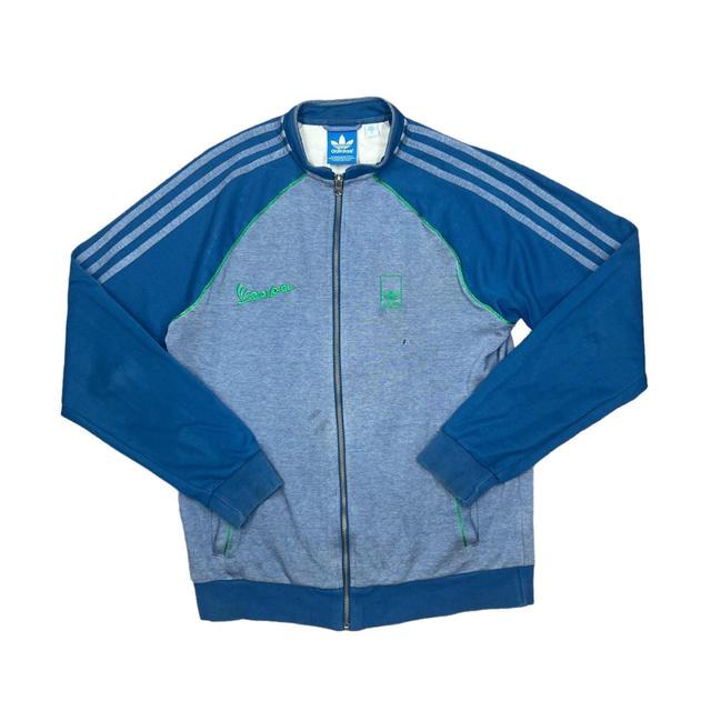 Adidas Men's Lightweight Jacket - Blue - S on Productcaster.