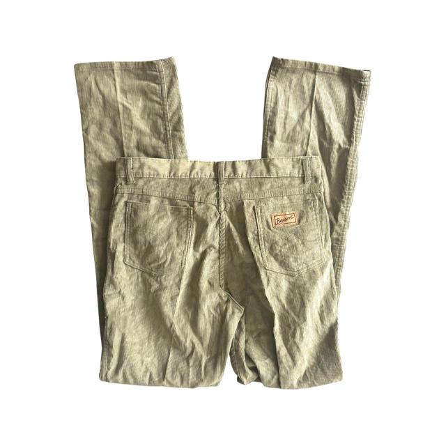 Vintage Women's Trousers - Khaki - UK 12 on Productcaster.