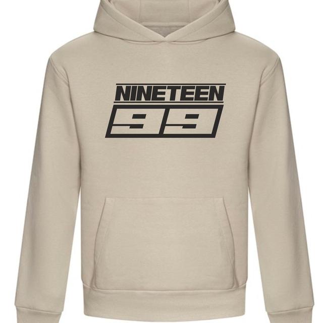 Men's Hoodie - Cream/Tan - XL on Productcaster.