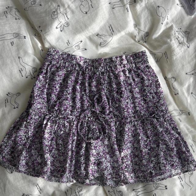 Zara Women's Skirt - Purple/Multi - XS on Productcaster.