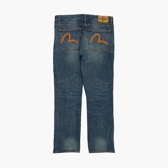 Evisu Men's Jeans - Navy/Blue - 34" on Productcaster.