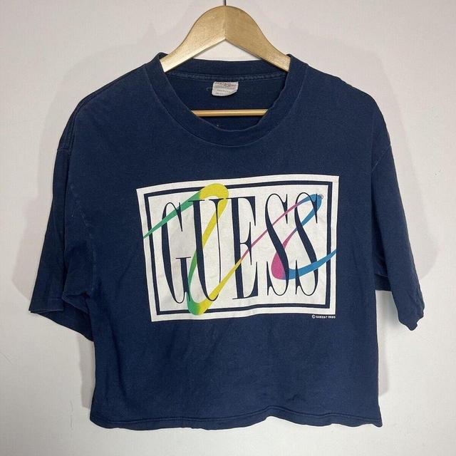 Guess Women's Shirt - Blue - One size on Productcaster.