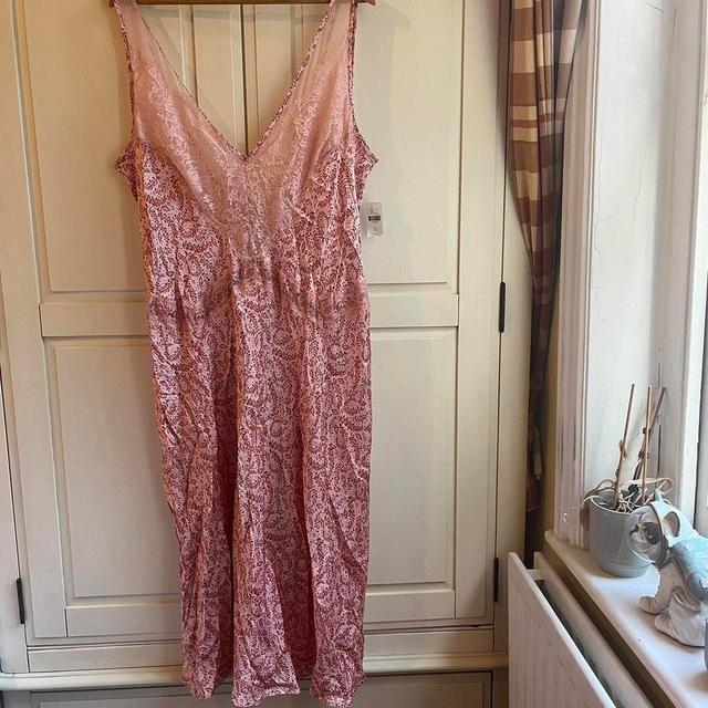 Anthropologie Plus Women's Slip Dress - Pink - XL on Productcaster.